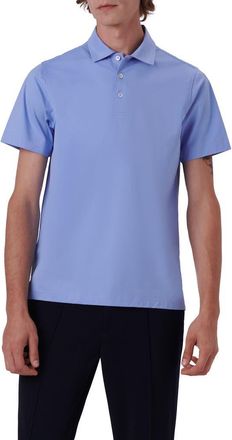 Bugatchi Victor OoohCotton Polo in Sky at Nordstrom, Size Xxx-Large