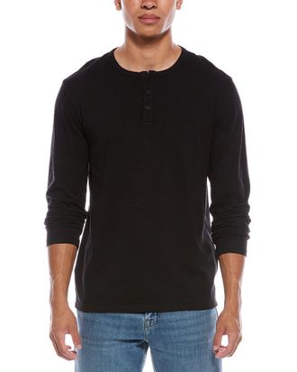 Vince Garment Dye Henley Shirt