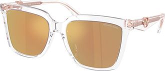 Michael Kors MK2256U MENAGGIO Polarized 3015N0 Womens Sunglasses Clear Size 53