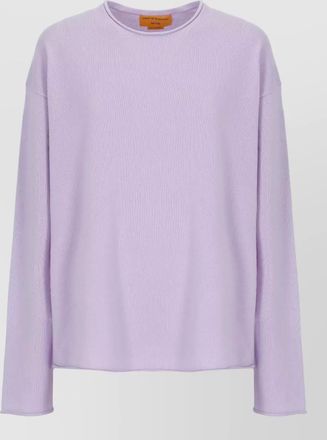 Guest In Residence cashmere oversized crewneck knitted top