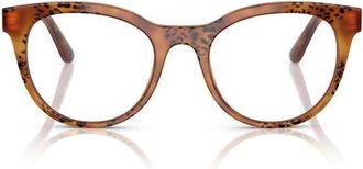 Dolce & Gabbana 52mm Phantos Optical Glasses in Havana at Nordstrom