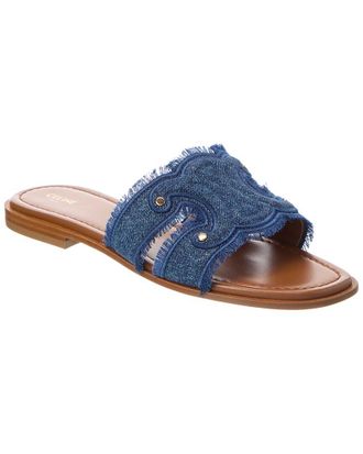 Celine Celine Marina Fringed Demin Sandal