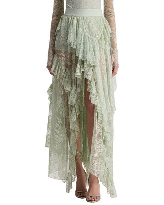 Alice & Olivia Alice + Olivia Karys Mixed Media Skirt