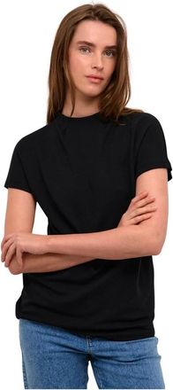 Karen by Simonsen Dandykb Tee - Dames - T-shirts - Zwart - XL - Polyester - Tops