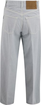 Haikure Womens Cotton And Linen Jeans Light Grey