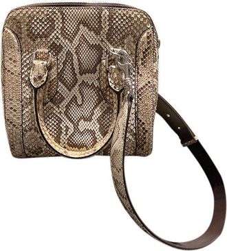 Alexander McQueen Medium Python Heroine Bag