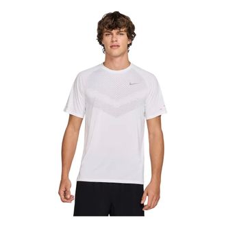 Nike Stride Dri-FIT ADV Hardloopshirt met korte mouwen - Heren - Sport - Wit - Maat: S Taf