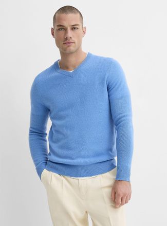 Le 31 Mens V-neck sweater Recycled lambswool