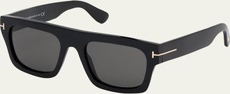 Tom Ford Fausto Monochromatic Square Sunglasses