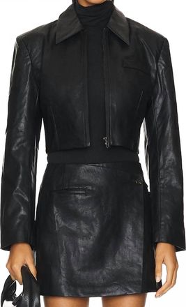 Astr Lindsay Jacket In Black