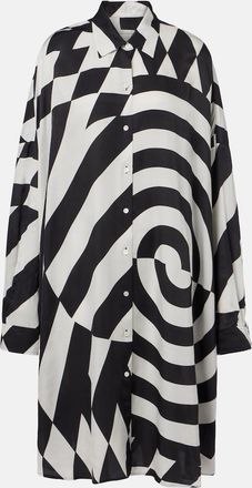Dries Van Noten Printed shirt dress
