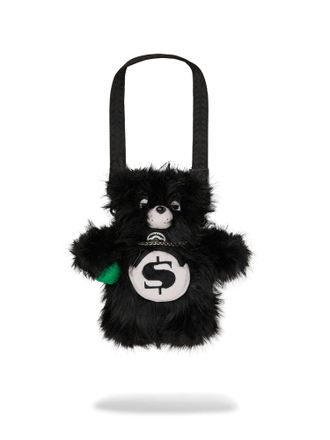 Sprayground Unisex Furzilla Shark (Night) Bear Cub Crossbody Bag - Black - One Size