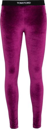 Tom Ford Leggings Con Banda Logo-Donna