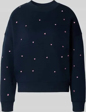 Tom Tailor Denim Regular Fit Sweatshirt aus reiner Baumwolle in Marine, Gr&ouml;&szlig;e XS