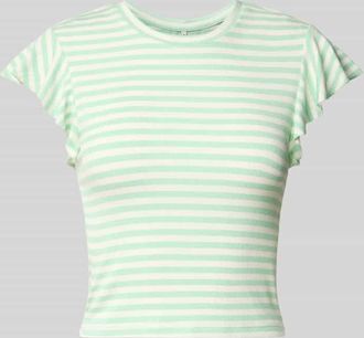 Only Regular Fit T-Shirt aus Viskose-Mix Modell BELLA in Beige, Gr&ouml;&szlig;e XL