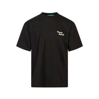 Barrow Barrow, Tops, Heren, Zwart, XS, Katoen, Jersey T-shirt