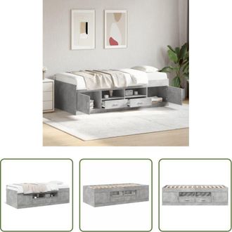 vidaXL Letto con cassetti - Divano Letto con Cassetti senza Materasso 100x200 cm