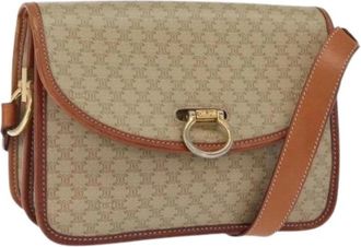 Celine Pre-owned Plastic Cross Body Bag - Dames - Vintage Schoudertas - Beige - ONE Size - Vintage