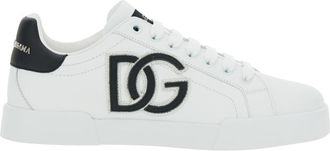 Dolce & Gabbana White Logo Sneakers