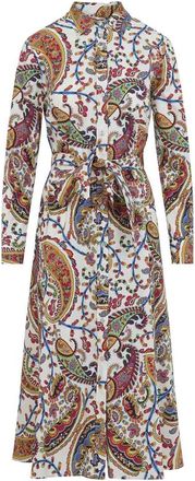 Etro Belted Midi Dress