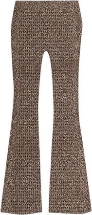 MC2 Saint Barth Wide Lurex Broeken - Dames - Wijde Broeken - Veelkleurig - S - Broeken
