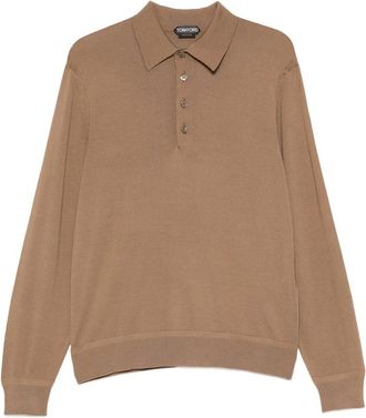 Tom Ford Long-sleeve Polo Shirt