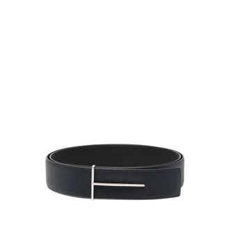 Tom Ford Belts, male, Blue, Size: 105 CM Pin-buckle Belt