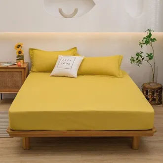 OEM S&aacute;bana Bajera Ajustable, 160 X 200 X 30 Cm, De Algod&oacute;n Puro Superfino, Apta Para Colchones De Hasta 30 Cm De Grosor, Color Verde Claro