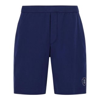 Brunello Cucinelli Interlock Bermuda Shorts - male - Brunello Cucinelli - Casual Shorts - Blue - 2XL - Shorts
