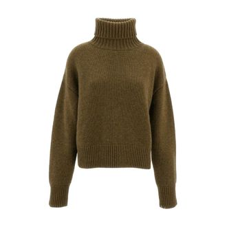 Extreme Cashmere N&deg;434 Crop Xtra - - Knitwear - Donna - Verde - ONE SIZE