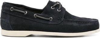 Maneb&igrave; Swan Suede Boat Schoenen - Heren - Bootschoenen - Blauw - 45 EU - Leer - Schoenen