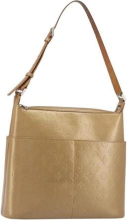 Louis Vuitton Pre-owned Vintage Monogram Mat Canvas Schoudertas - Dames - Vintage Schoudertas - Geel - ONE Size - Vintage
