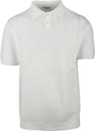 Wool & Co Tops, Heren, Wit, S, Polo Shirts