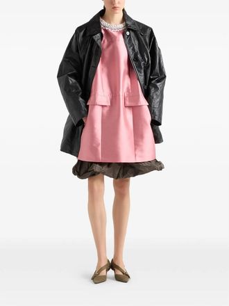 Prada Embroidered Mini Dress