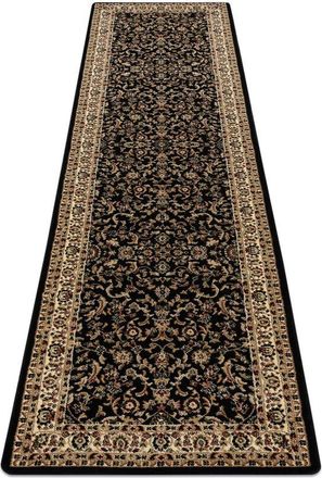RugsX Rugsx - Carpet, Runner royal adr design 1745 black - for the corridor & hallway black 60x300 cm