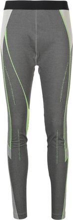 Nike Feng Chen Wang logo-waistband tights - women - Polyester/Nylon/Elastane - L - Grey