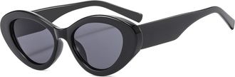 Generic Mens Outdoor Commuter Sunglasses Vacation Womens Sports Sun Glasses(Black)