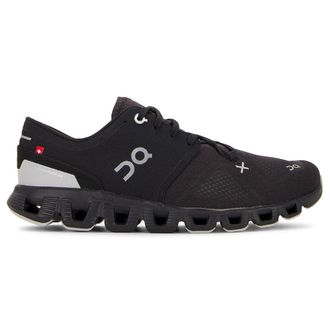 On Cloud X 3 Textile Synthetic Mens Low Top Trainers - Black - Size:UK 11