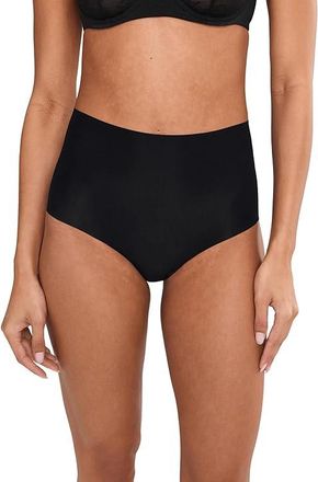 Commando Invisible Rib High-Rise Bikini Womens Underwear Black, Elastane/Nylon