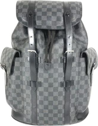Louis Vuitton Pre-owned Vintage Rugzak - Heren - Vintage Rugzakken - Zwart - ONE Size - Vintage