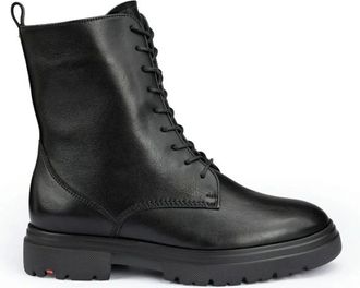 Lloyd Lloyd - Umi Veterlaars - Dames - Schoenen - Zwart - Maat: 37 1/2 EU Leer
