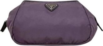 Prada Pre-owned Pouch - - Pre-owned - Donna - Viola - ONE SIZE
