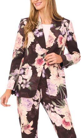 Ted Baker Alice Floral Blazer in Coral Pink at Nordstrom, Size 12
