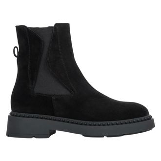 Estro & Luminara Enkellaarsjes - Dames - Schoenen - Zwart - Maat: 41 EU Leer