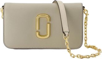 Marc Jacobs Snapshot Wallet On Chain - Dames - Schoudertassen - Groen - ONE Size - Leer - Tassen