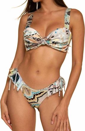 Montce Swim St. Barths Floral Hayden Bikini Top In Multi