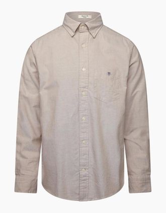 GANT Mens Reg Classic Oxf - Tan - Size: 40/Regular