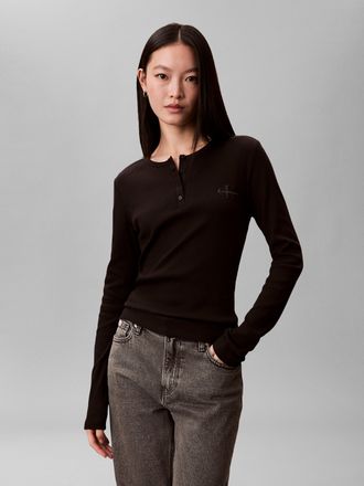 Calvin Klein Jeans Langarmbluse CALVIN KLEIN JEANS, Damen, Gr. XXL (46), schwarz, Web, Obermaterial: 95% Baumwolle, 5% Elasthan, unifarben, regular fit taillenbedeckt, R