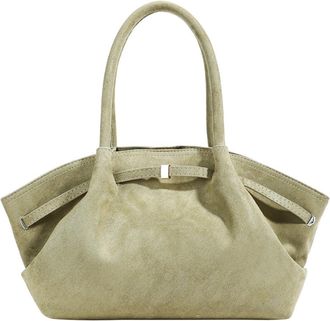 Generic Fashion Faux Suede Tote Bag for Women Dumpling Designs Crossbody Hobo Handbag Women Vintage Shoulder Bag Purse, Green