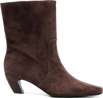 Marc Ellis Stivali con punta quadrata 55mm - Marrone